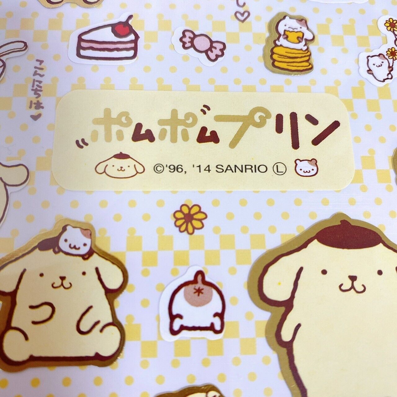 San-X Mamegoma Rilakkuma Sanrio Pompom Purin Cherinacherine Sticker Set Kawaii