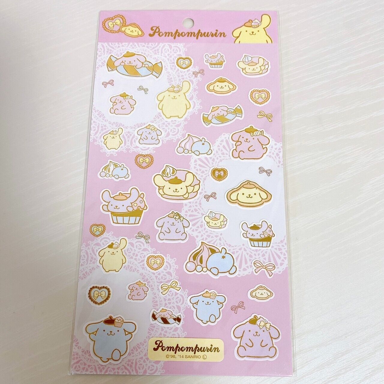 San-X Mamegoma Rilakkuma Sanrio Pompom Purin Cherinacherine Sticker Set Kawaii