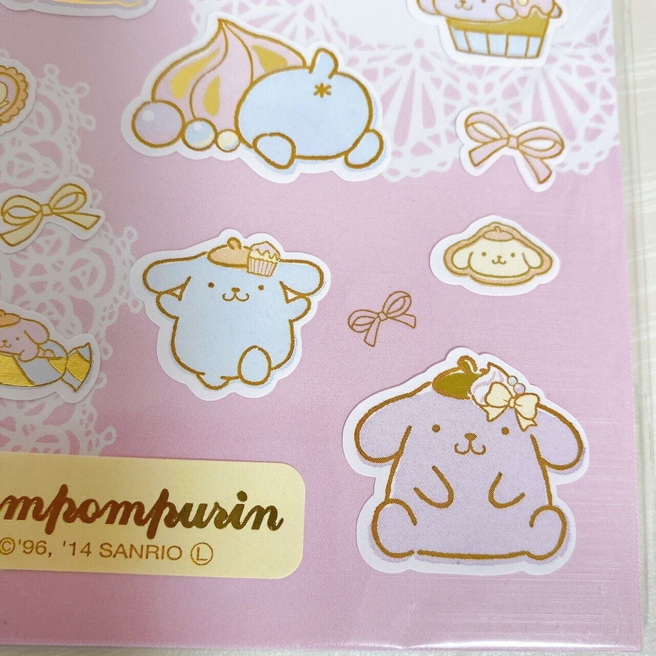 San-X Mamegoma Rilakkuma Sanrio Pompom Purin Cherinacherine Sticker Set Kawaii