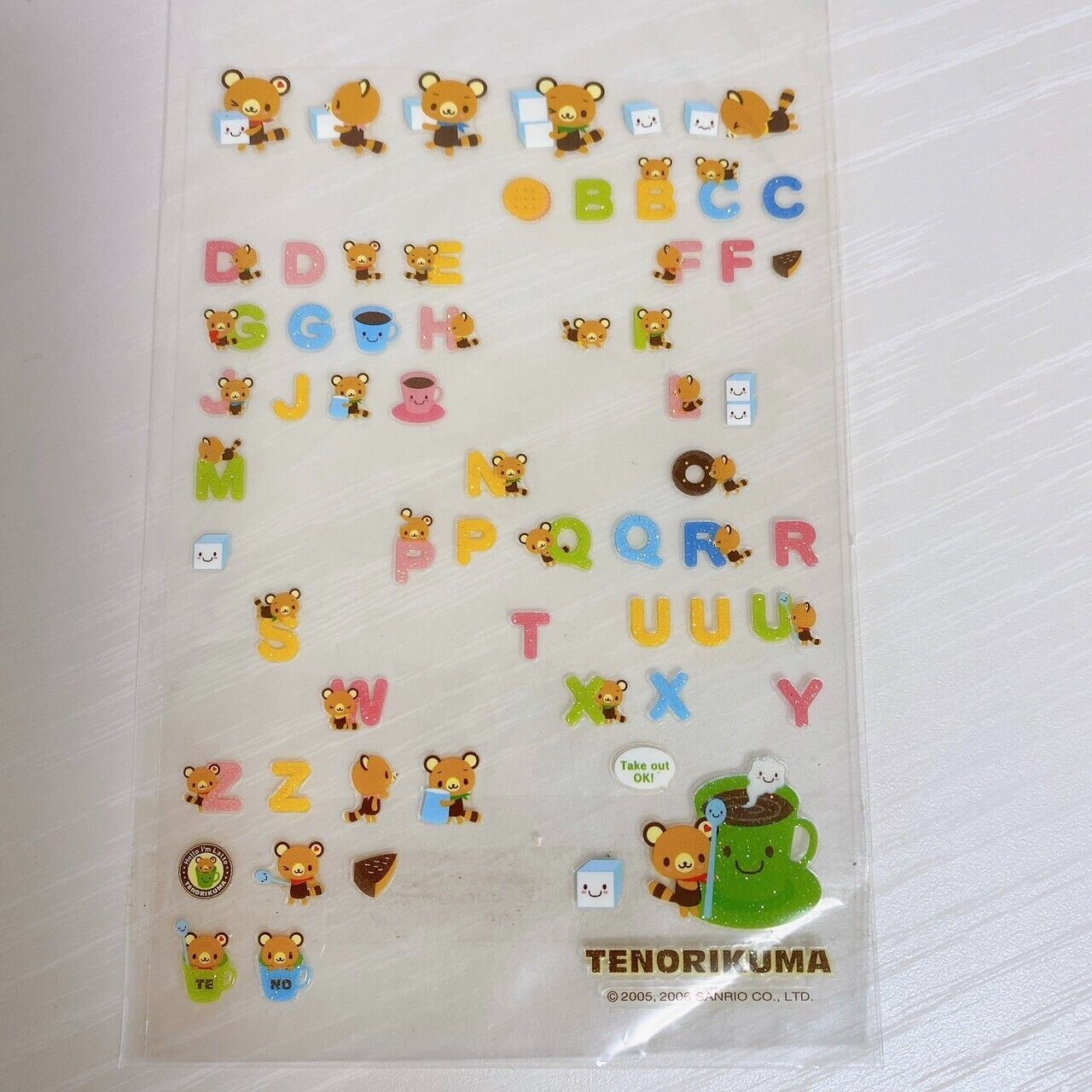 San-X Mamegoma Rilakkuma Sanrio Pompom Purin Cherinacherine Sticker Set Kawaii