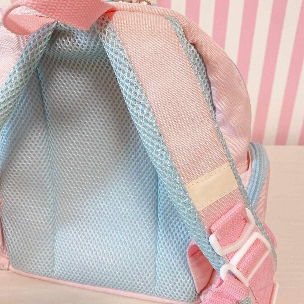 Sanrio Sugar Bunnies Backpack Rucksack Bag School Rabbit Pink Ribbon Bear Blue