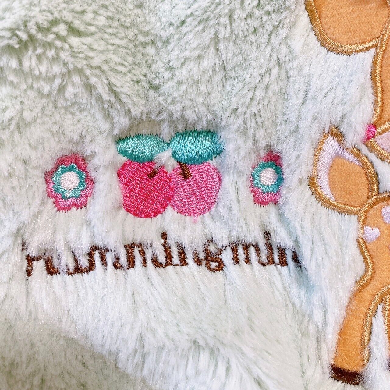 Sanrio Hummingmint Mini Bag Handbag Tote Cherry Mint Green Fawn Fluffy Rare