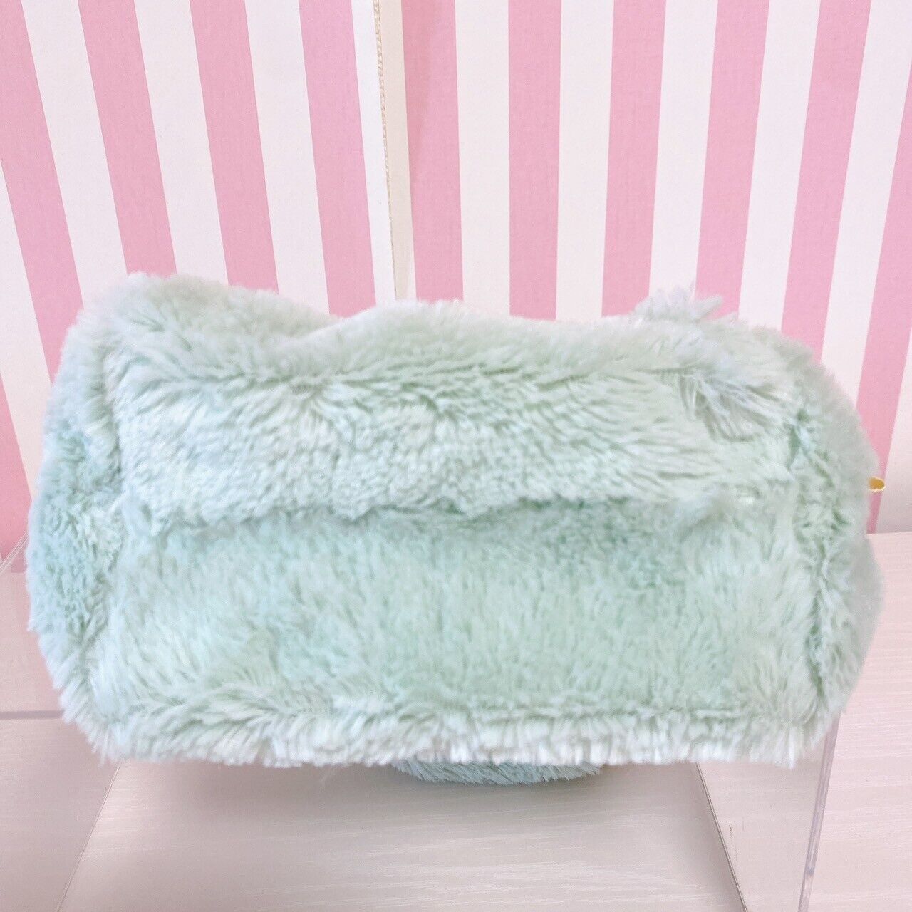 Sanrio Hummingmint Mini Bag Handbag Tote Cherry Mint Green Fawn Fluffy Rare