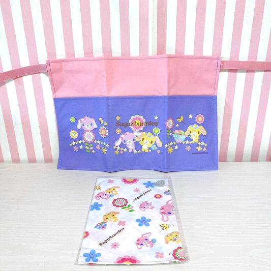 Sanrio Sugarbunnies Bunnies Cafe Apron Cooking Lunch Cloth Set Momousa Hanausa