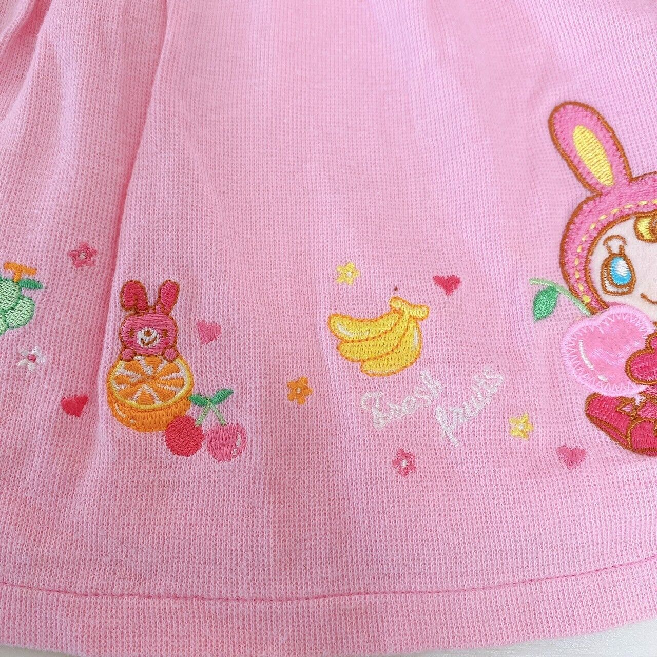 Mezzo Piano One Piece 100cm Pink Berrie-chan Rabbit Strawberry Cherry Fruits