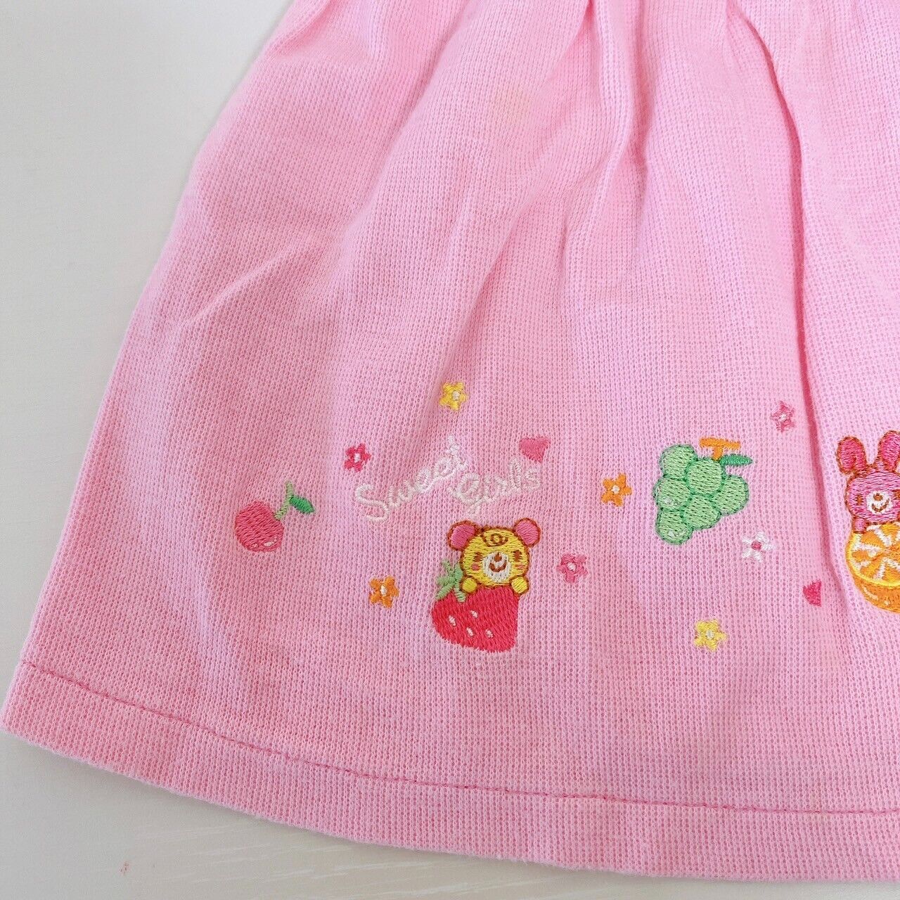 Mezzo Piano One Piece 100cm Pink Berrie-chan Rabbit Strawberry Cherry Fruits