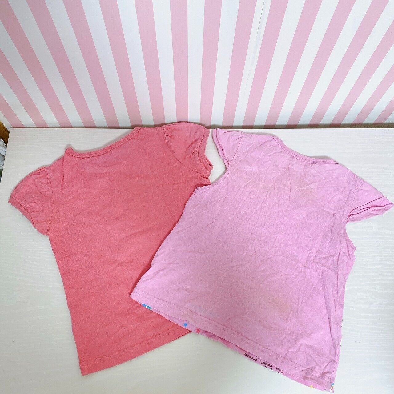 Sanrio Sugar Bunnies No Brand Kids T-shirt 110cm Set 2 Pink Shirousa Kurousa