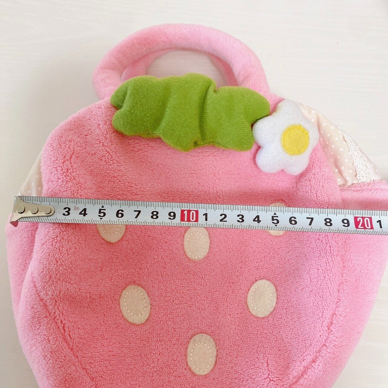 Mother Garden Cutie Strawberry Small Items Outing Set Pink Bag Case Snack Money