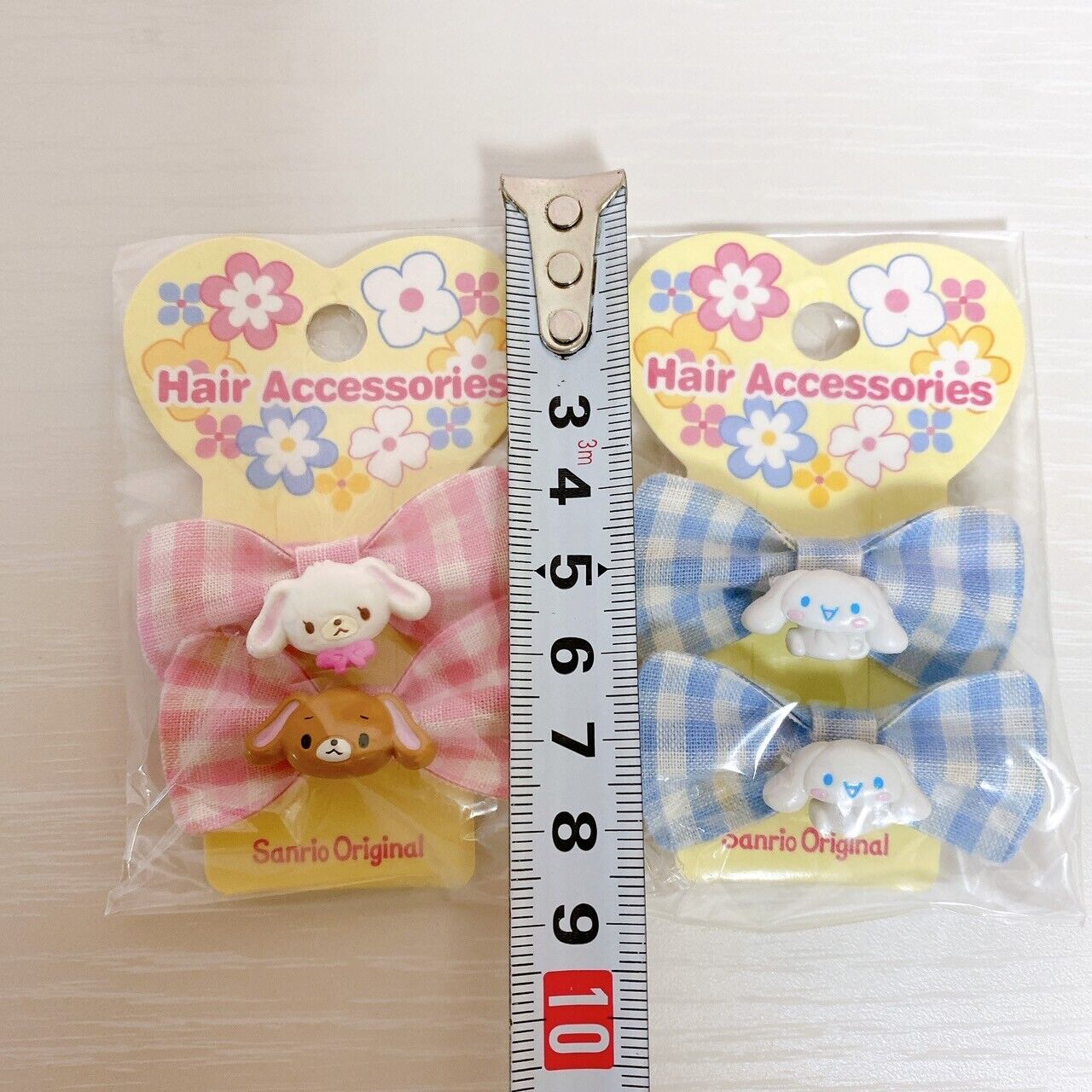 Sanrio Sugar Bunnies Hair Rubber 2 Set Ribbon Shirousa Kurousa Character Rare