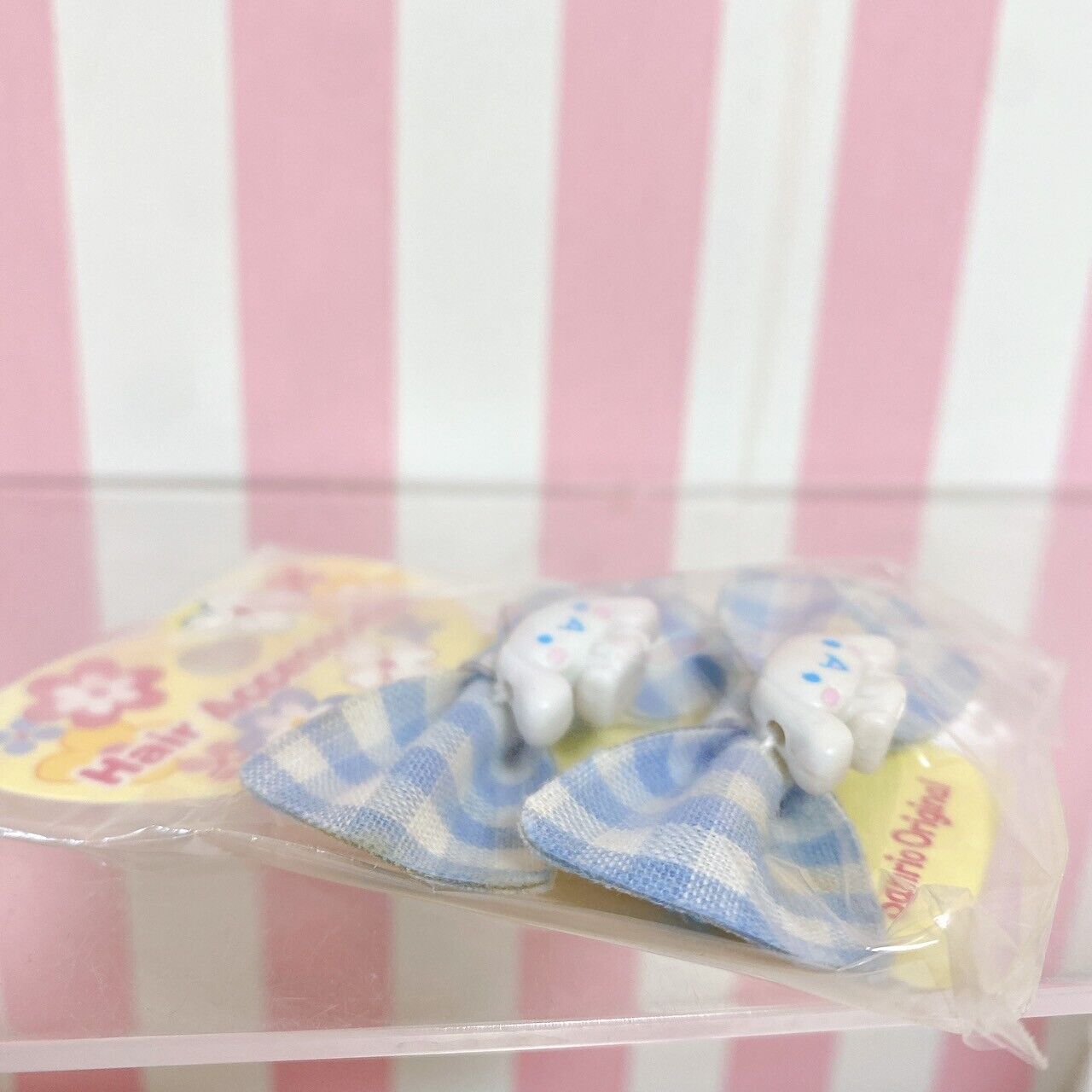 Sanrio Sugar Bunnies Hair Rubber 2 Set Ribbon Shirousa Kurousa Character Rare