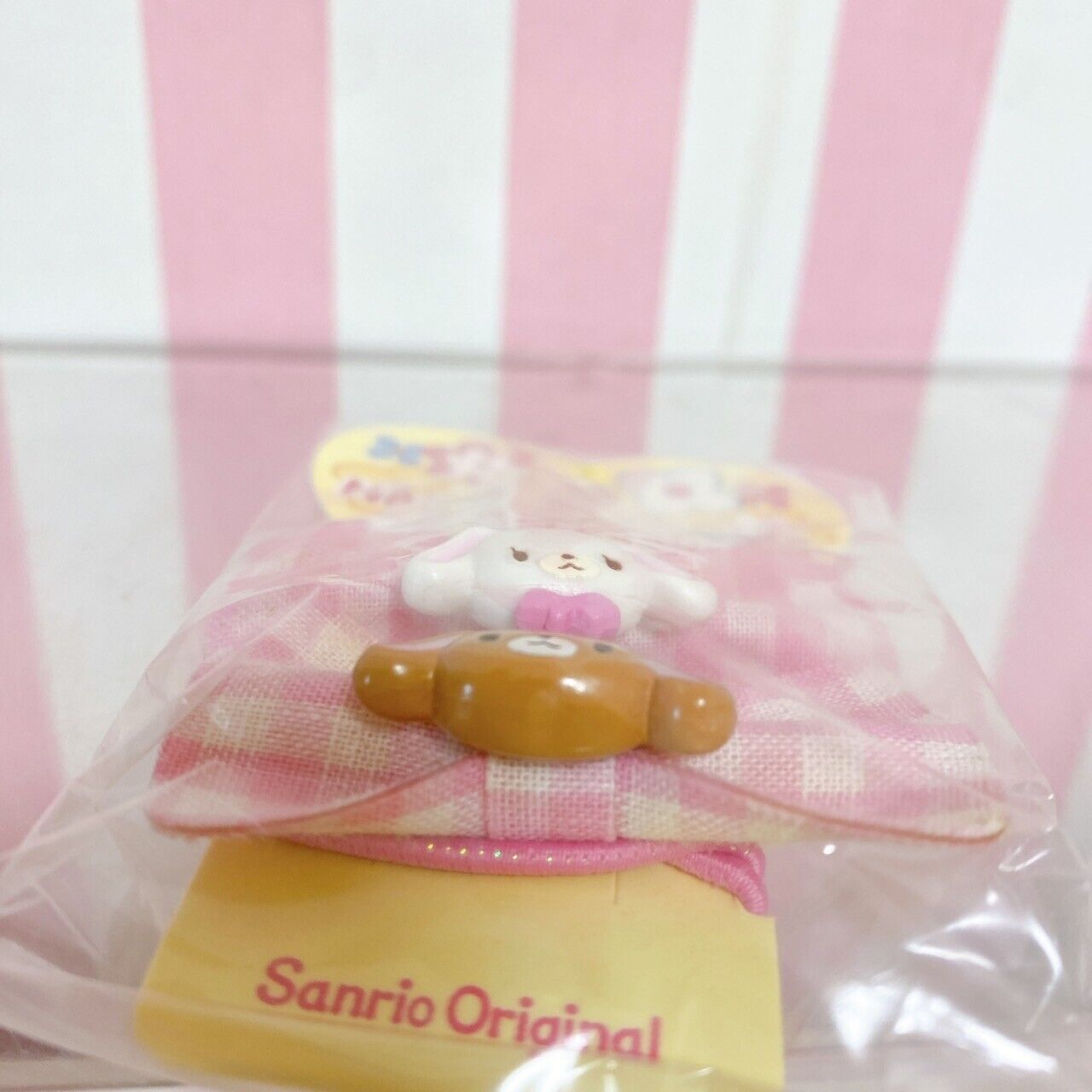 Sanrio Sugar Bunnies Hair Rubber 2 Set Ribbon Shirousa Kurousa Character Rare