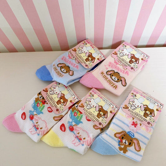 Sanrio Sugar Bunnies Socks Kids Child 16-18cm 6.3-7.0in Clothing Kawaii Rare