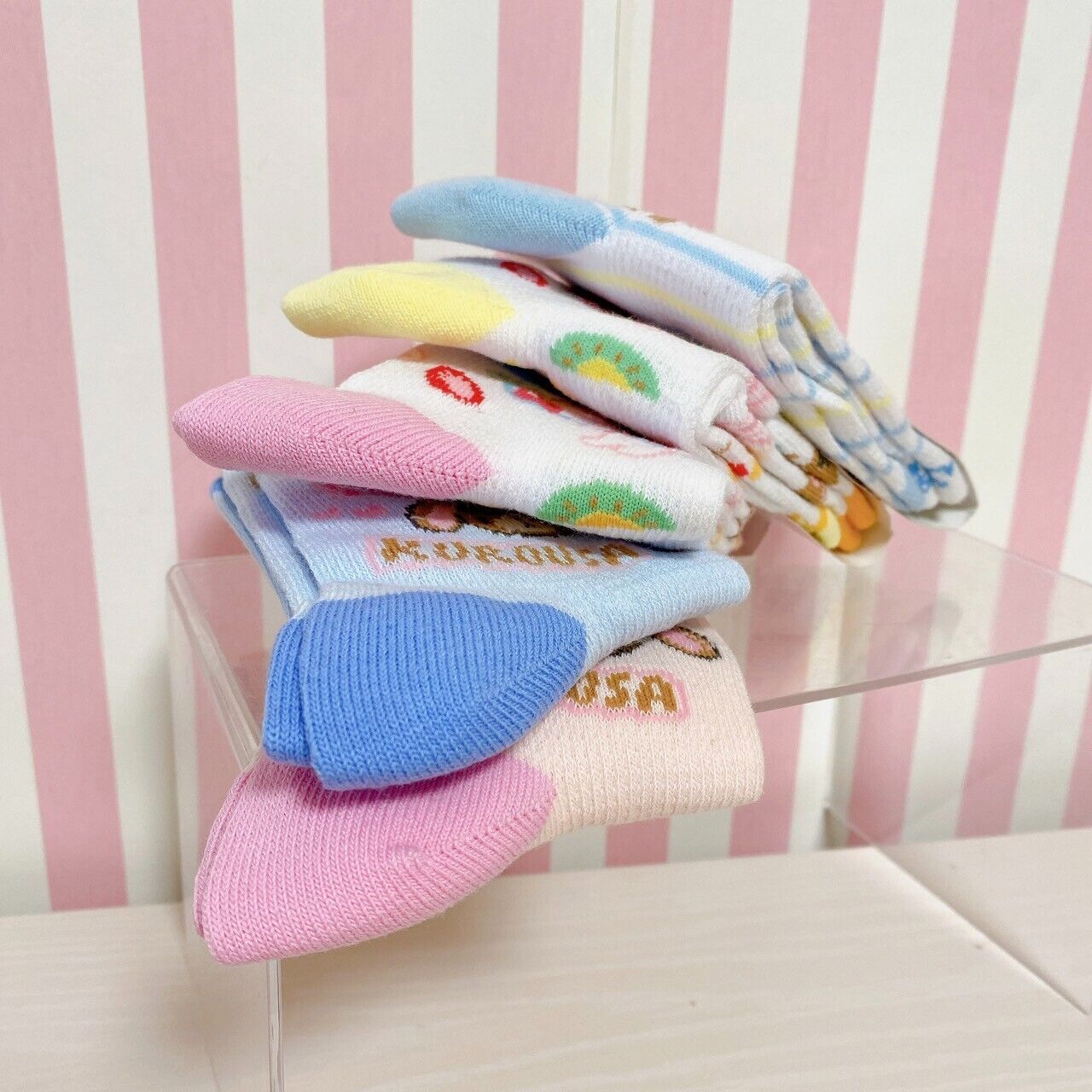 Sanrio Sugar Bunnies Socks Kids Child 16-18cm 6.3-7.0in Clothing Kawaii Rare