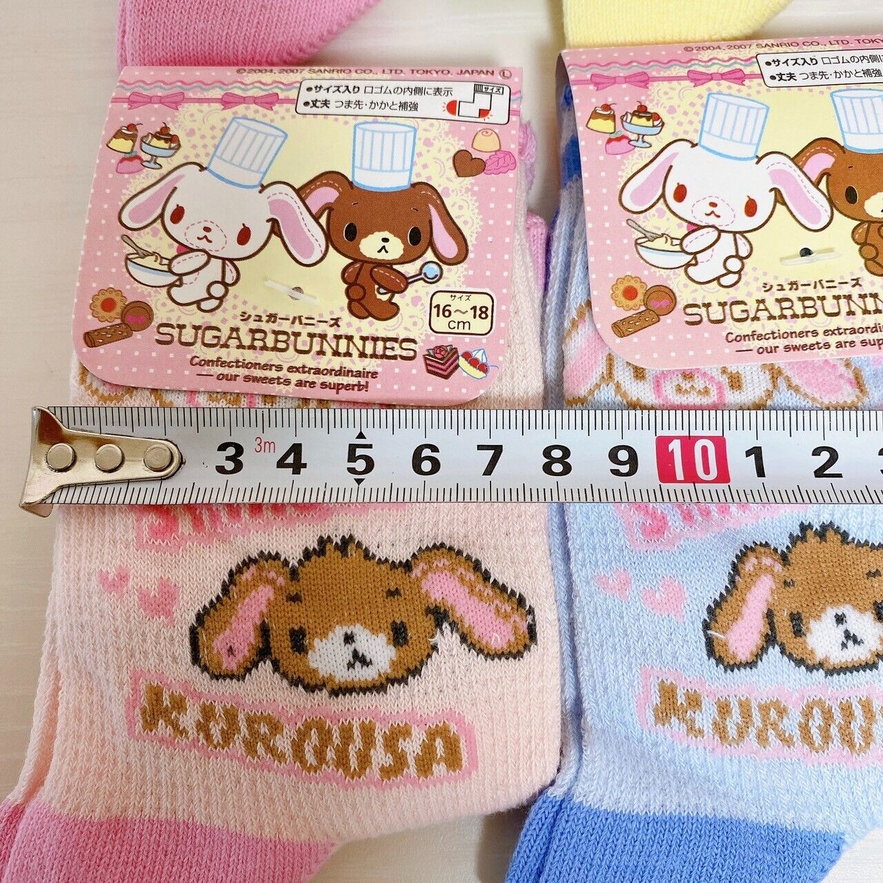 Sanrio Sugar Bunnies Socks Kids Child 16-18cm 6.3-7.0in Clothing Kawaii Rare