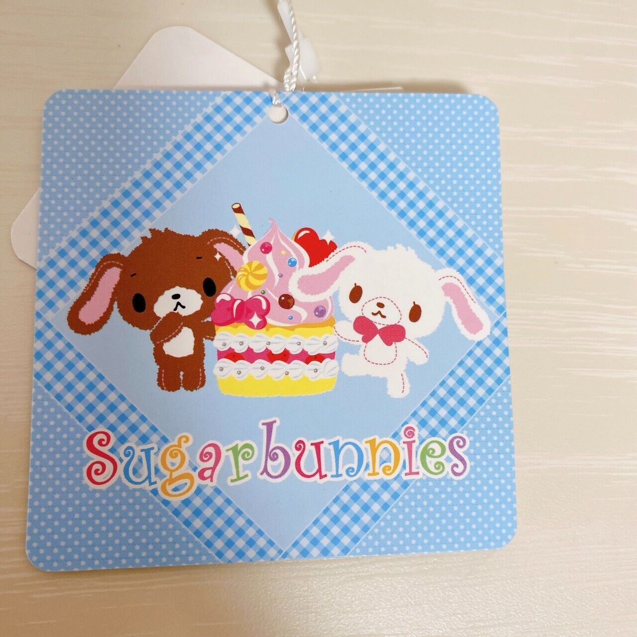 Sanrio Sugar Bunnies Acrylic Key Holder Pouch Set Rabbit Shirousa Kurousa Kawaii