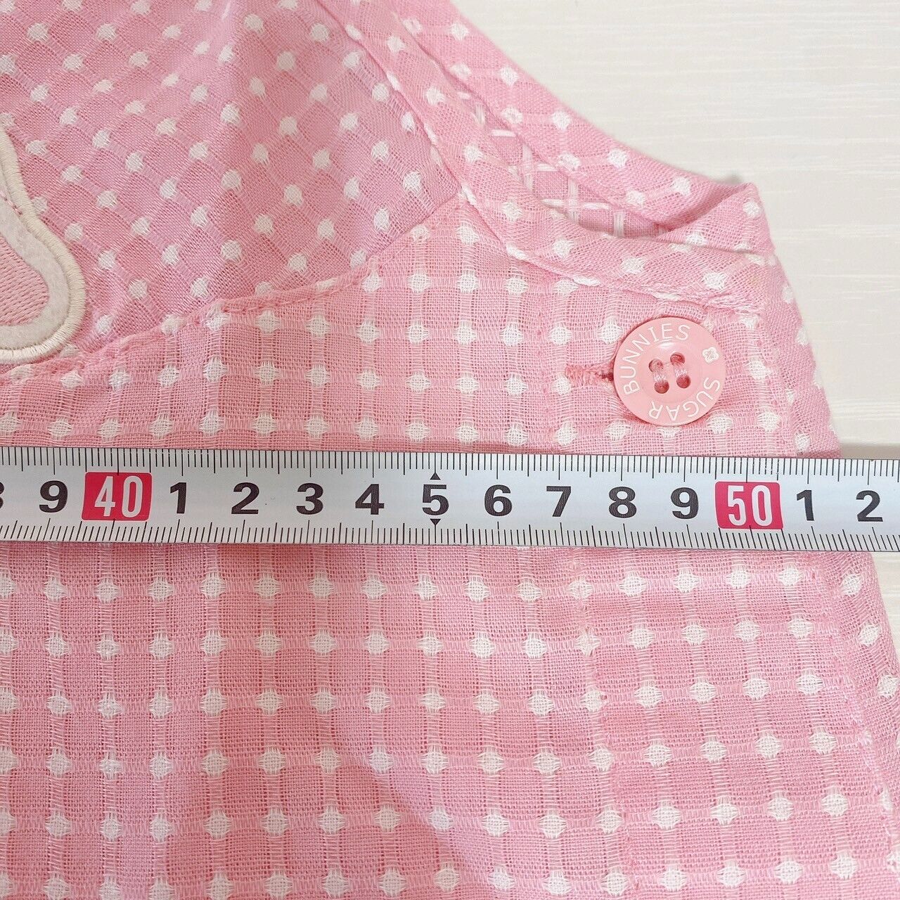 Sanrio Sugarbunnies Bunnies Apron Pink Shirousa Kurousa Cacao Vanilla Kawaii