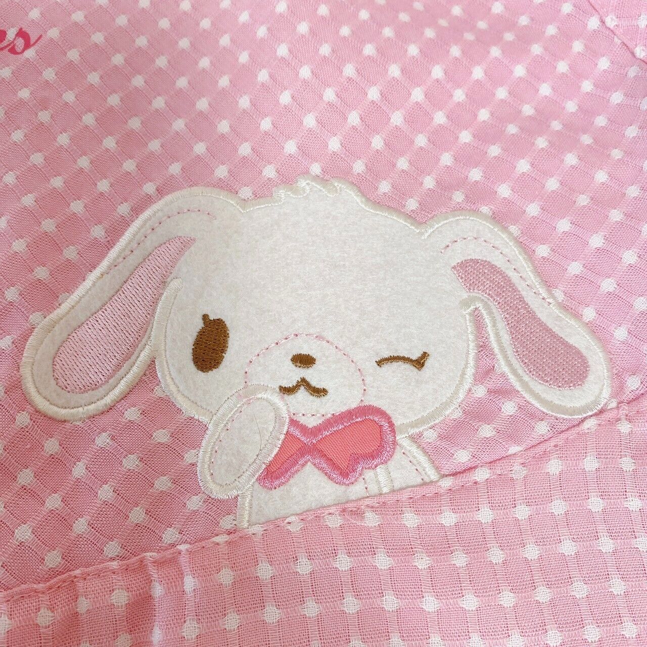 Sanrio Sugarbunnies Bunnies Apron Pink Shirousa Kurousa Cacao Vanilla Kawaii