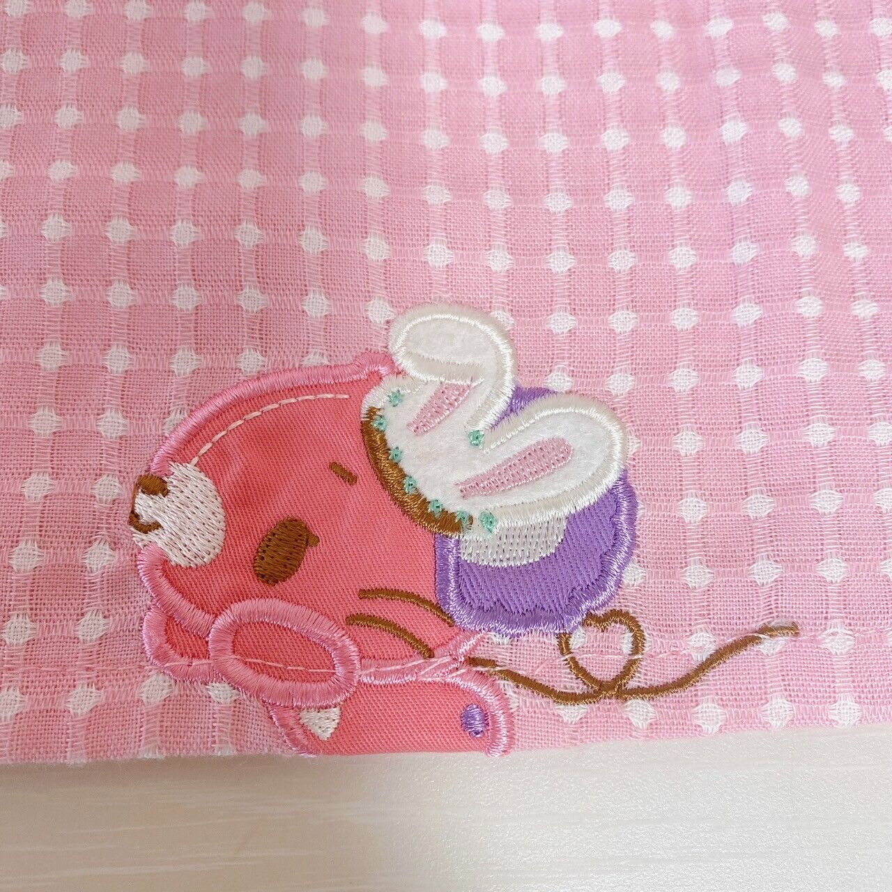 Sanrio Sugarbunnies Bunnies Apron Pink Shirousa Kurousa Cacao Vanilla Kawaii