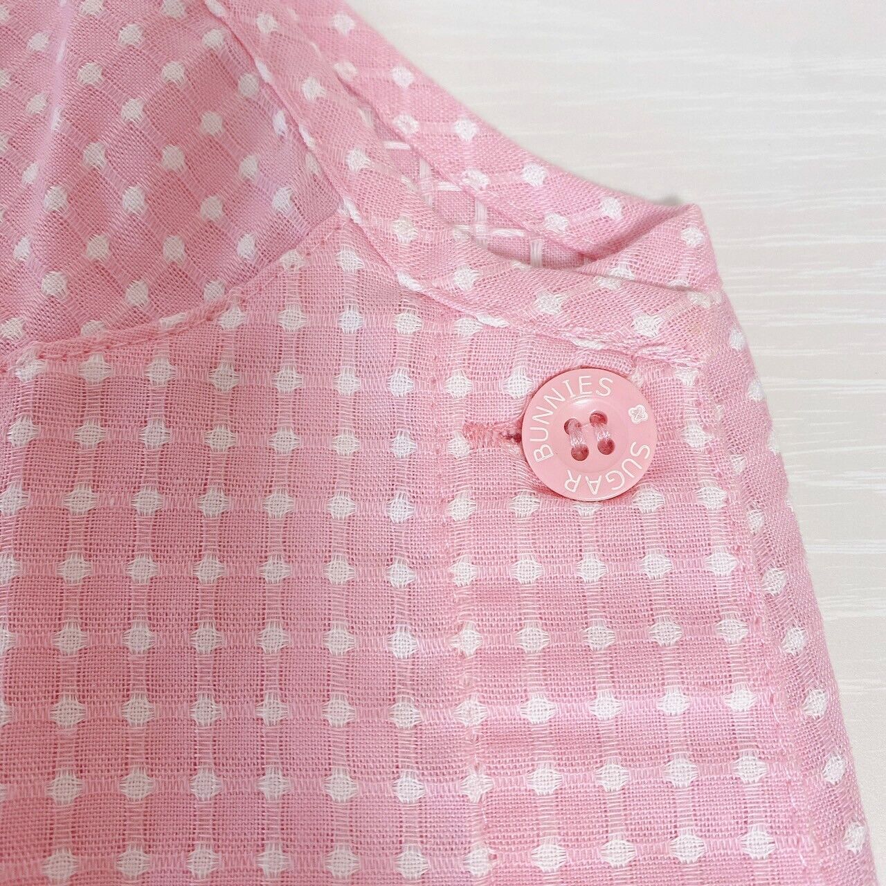 Sanrio Sugarbunnies Bunnies Apron Pink Shirousa Kurousa Cacao Vanilla Kawaii