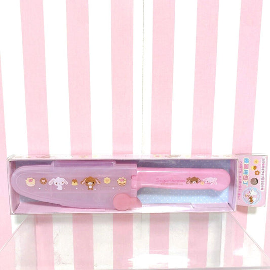 Sanrio Sugarbunnies Bunnies Kids Kitchen Knife Pink For Practice Stainless Box