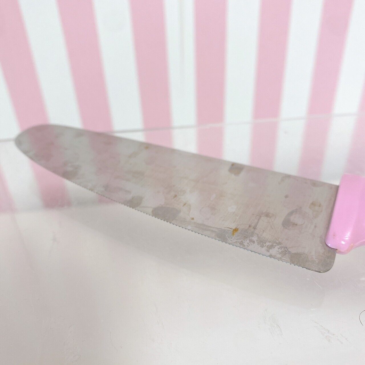 Sanrio Sugarbunnies Bunnies Kids Kitchen Knife Pink For Practice Stainless Box