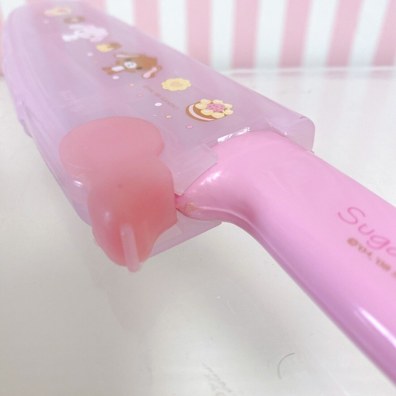 Sanrio Sugarbunnies Bunnies Kids Kitchen Knife Pink For Practice Stainless Box