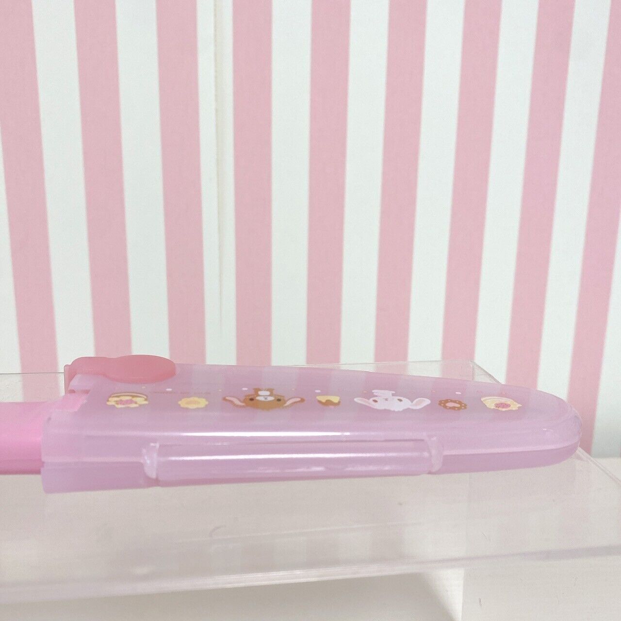 Sanrio Sugarbunnies Bunnies Kids Kitchen Knife Pink For Practice Stainless Box