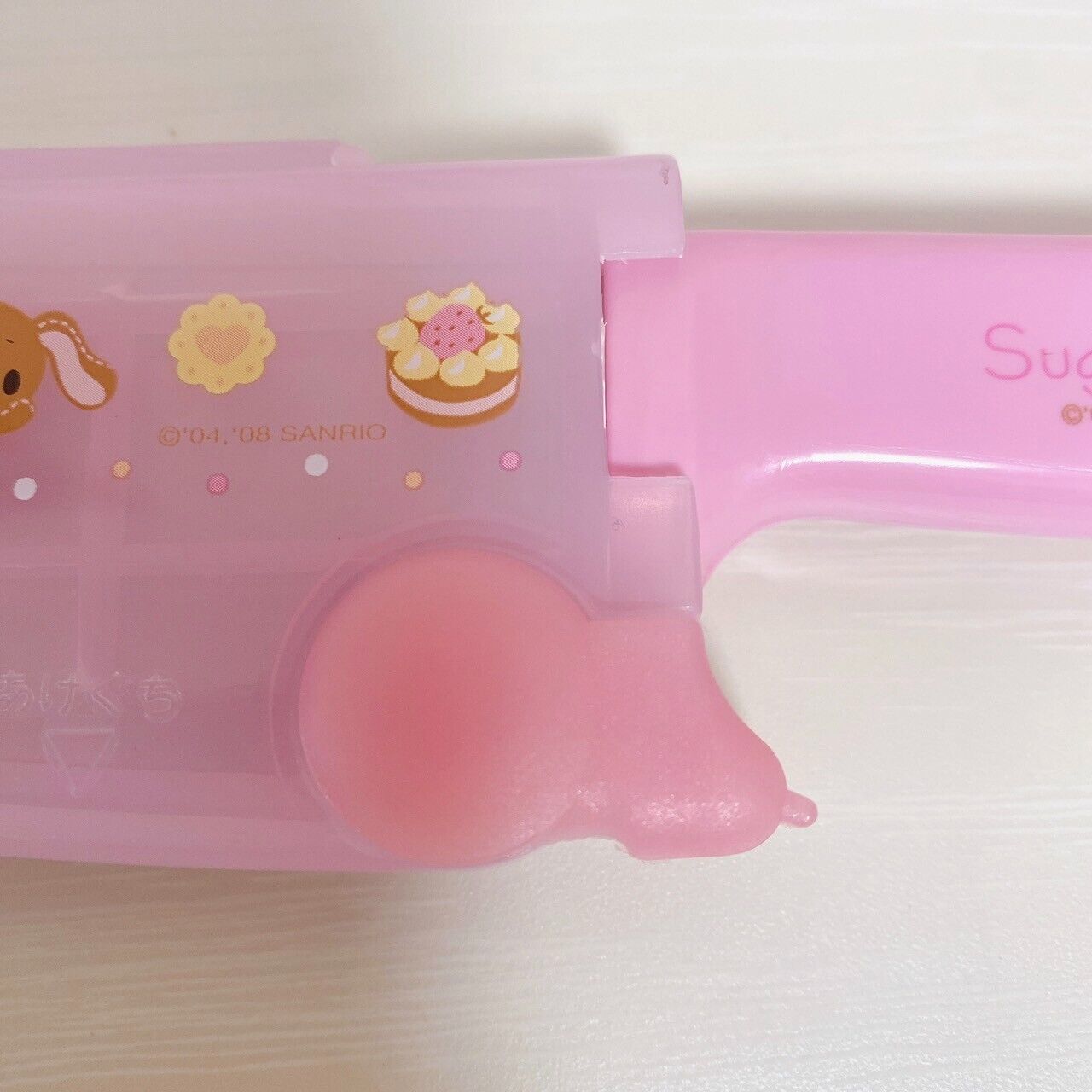 Sanrio Sugarbunnies Bunnies Kids Kitchen Knife Pink For Practice Stainless Box