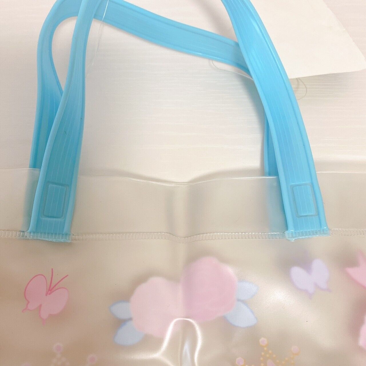 Sanrio Sugar Minuet Bunnies Pool Bag Transparent Pink Shirousa Kurousa Rose Rare