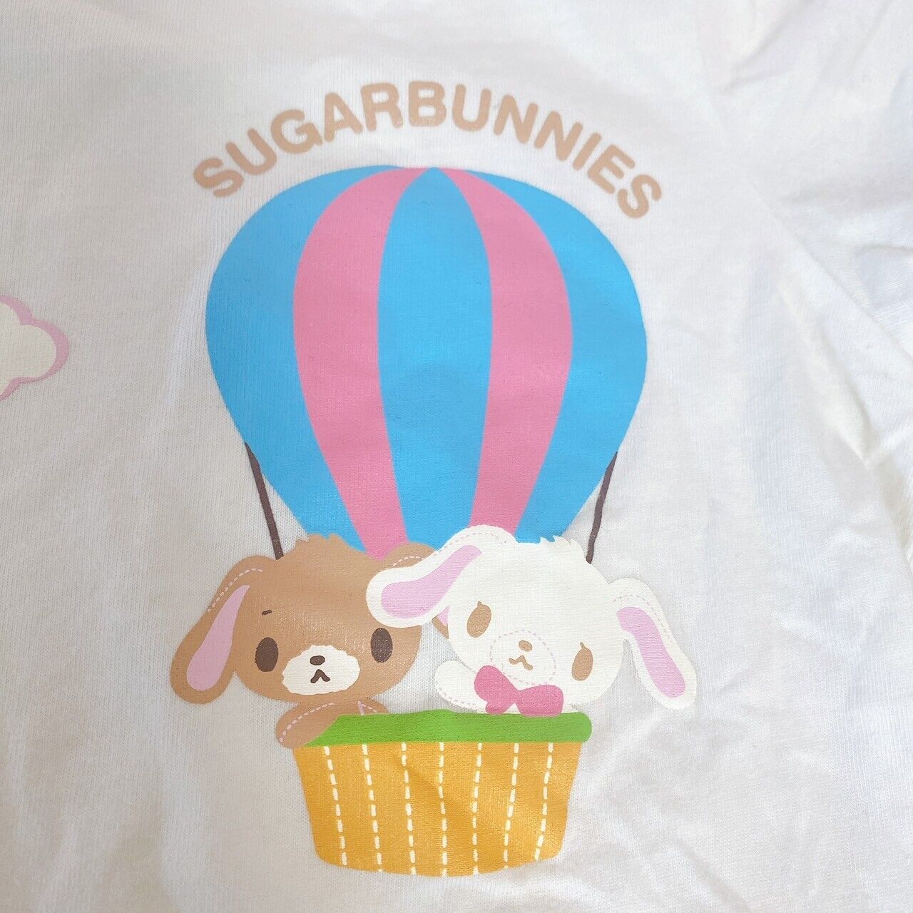 Sanrio Sugar Bunnies Kids T-shirt 110 Layered style Palm Tree White Short Sleeve