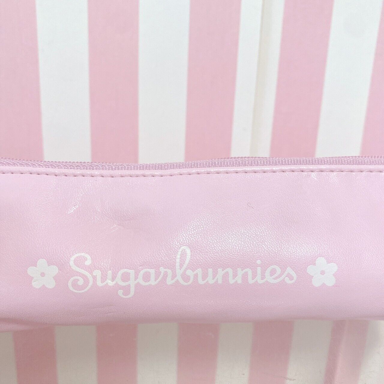 Sanrio Sugar Bunnies Kurousa Pen Pouch Pink Chuck Rabbit Character Kawaii Rare