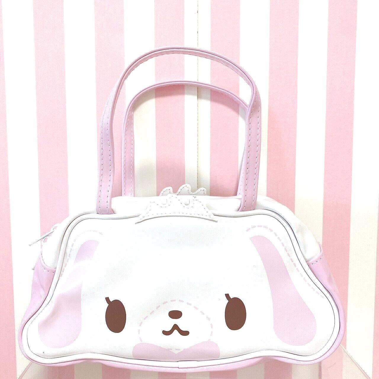 Sanrio Sugar Bunnies Handbag Bag Shirousa Kurousa Face Die Cutting Small Kawaii