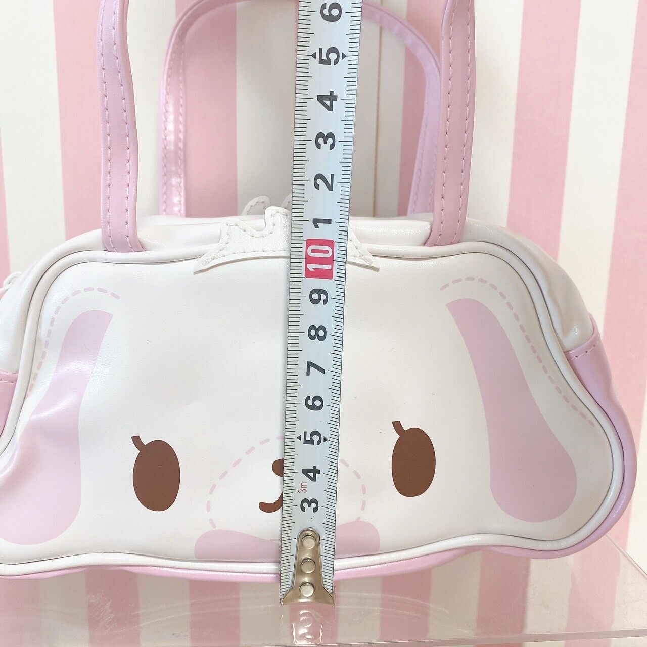 Sanrio Sugar Bunnies Handbag Bag Shirousa Kurousa Face Die Cutting Small Kawaii