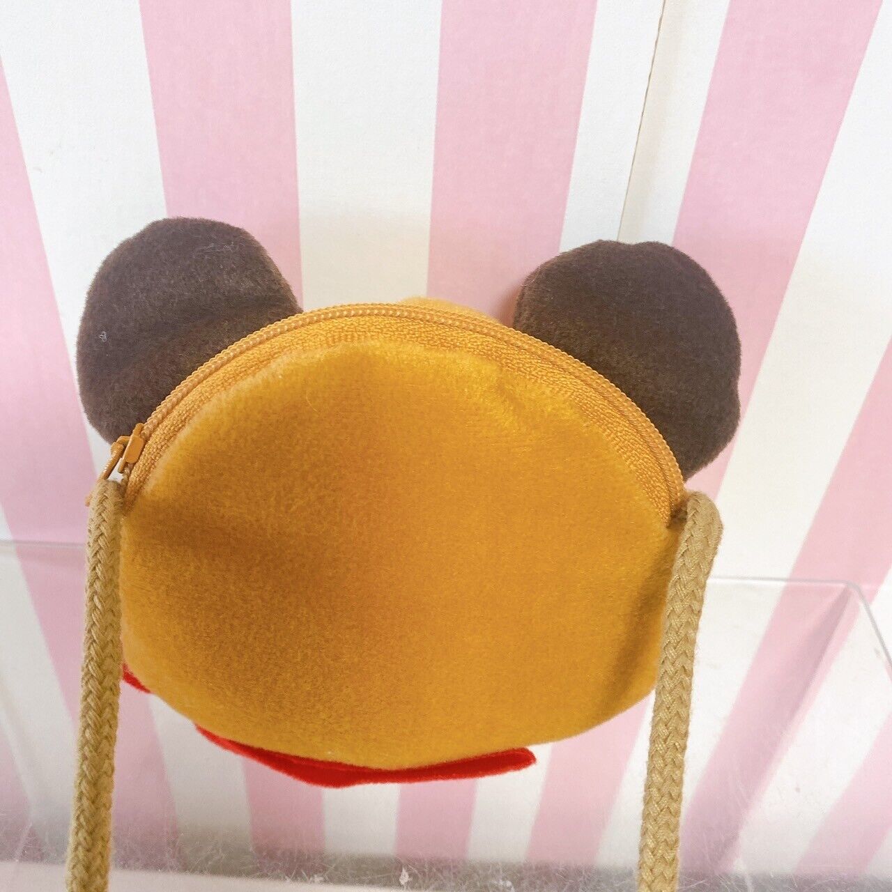 Sanrio Tenorikuma Mini Pochette Pouch Bag Bear Brown Face Kawaii Character Rare