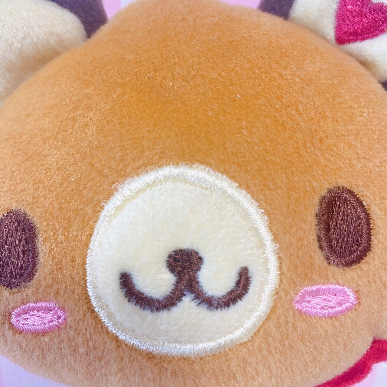 Sanrio Tenorikuma Mini Pochette Pouch Bag Bear Brown Face Kawaii Character Rare