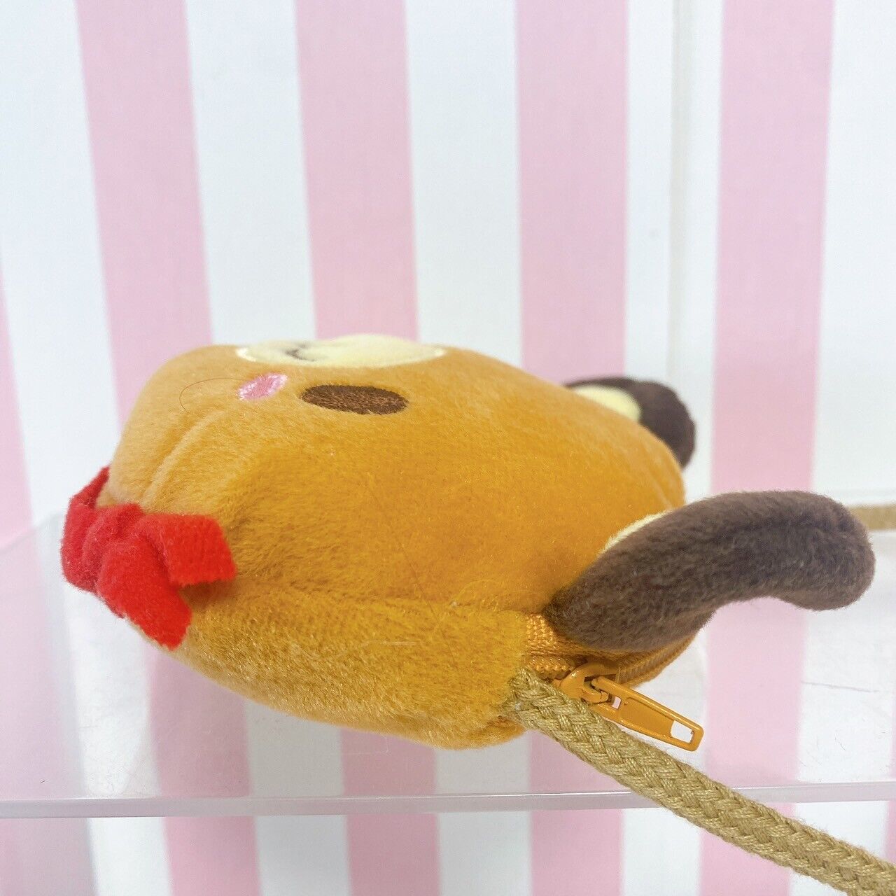 Sanrio Tenorikuma Mini Pochette Pouch Bag Bear Brown Face Kawaii Character Rare