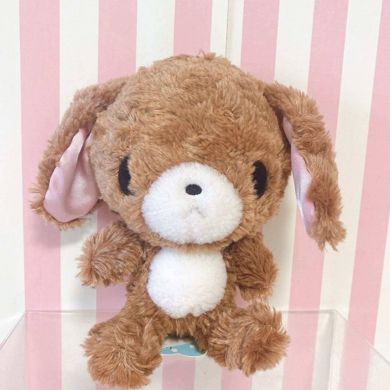 Sanrio Sugar Bunnies Kurousa Plush Doll Soft Stuffed Toy Fluffy Brown Kawaii