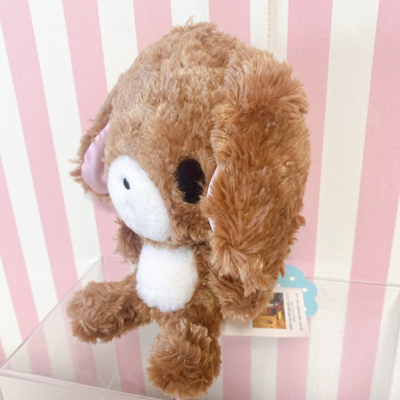 Sanrio Sugar Bunnies Kurousa Plush Doll Soft Stuffed Toy Fluffy Brown Kawaii