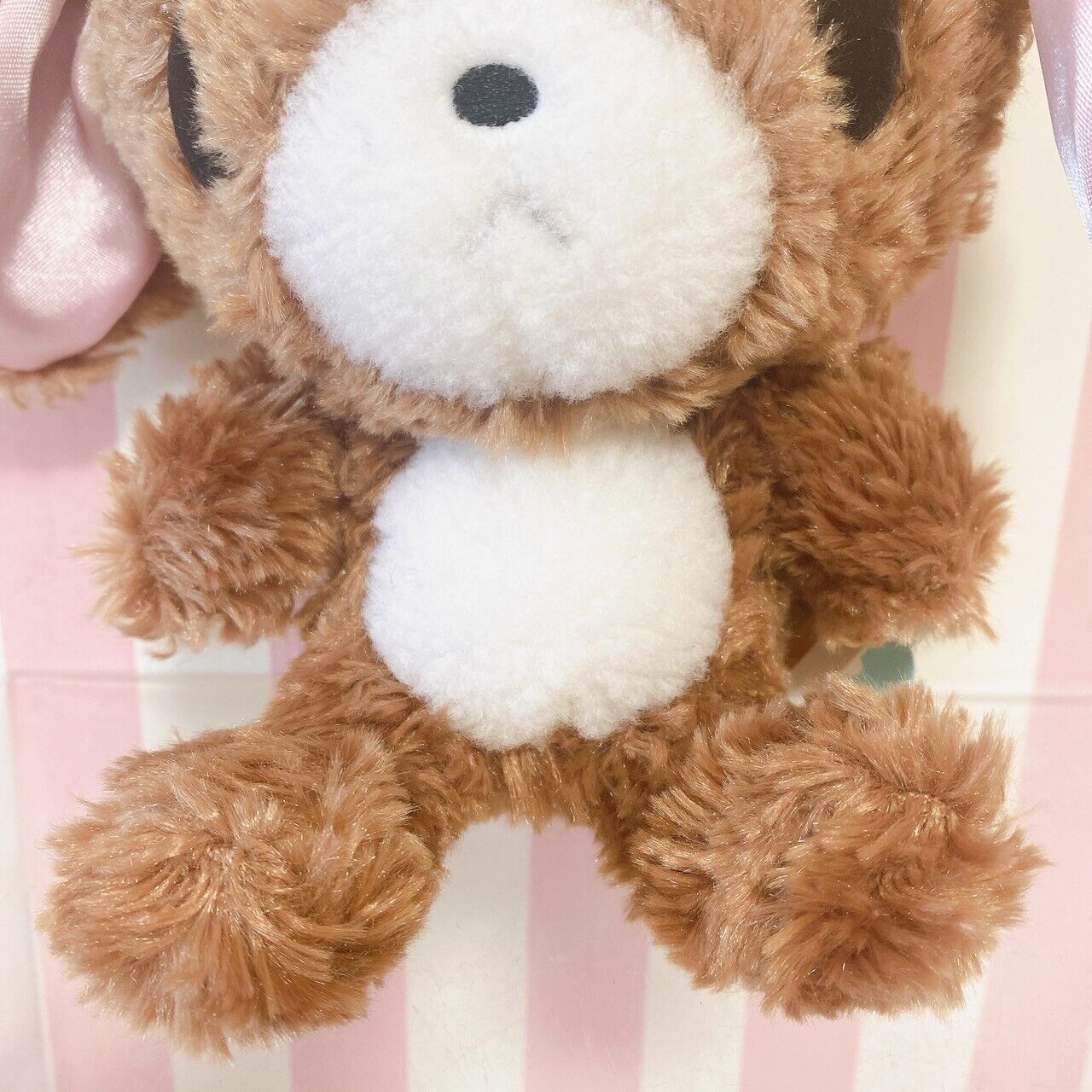 Sanrio Sugar Bunnies Kurousa Plush Doll Soft Stuffed Toy Fluffy Brown Kawaii