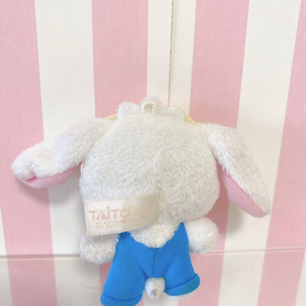 Sanrio Sugar Bunnies Shirosa Small Mascot Soft Stuffed Toy Plush Sun Visor White