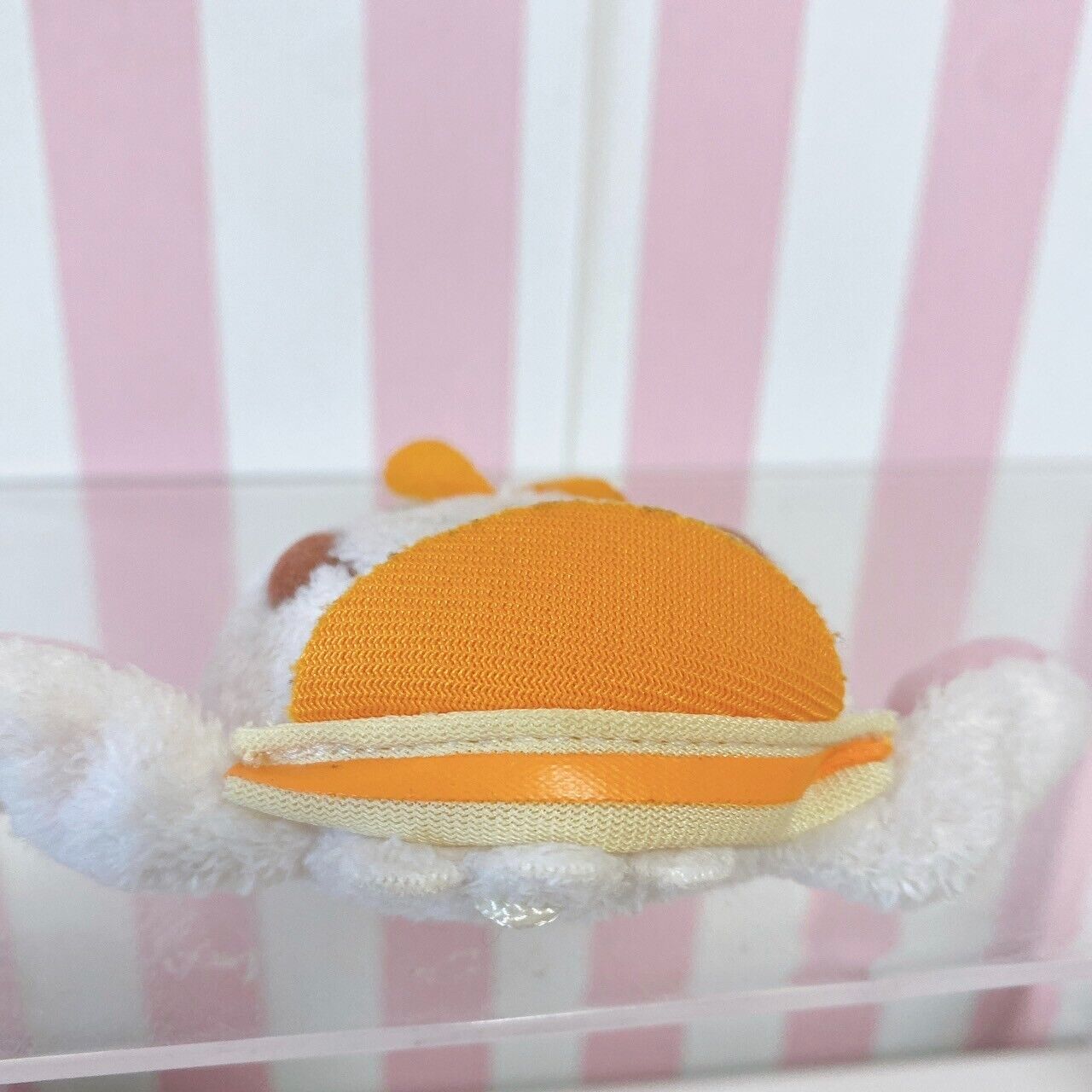 Sanrio Sugar Bunnies Shirosa Small Mascot Soft Stuffed Toy Plush Sun Visor White