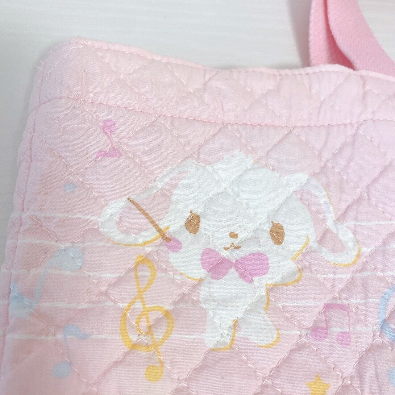 Sanrio Sugar Bunnies Tote Lesson Bag Pink Shirousa Kurousa Instrument Music Note