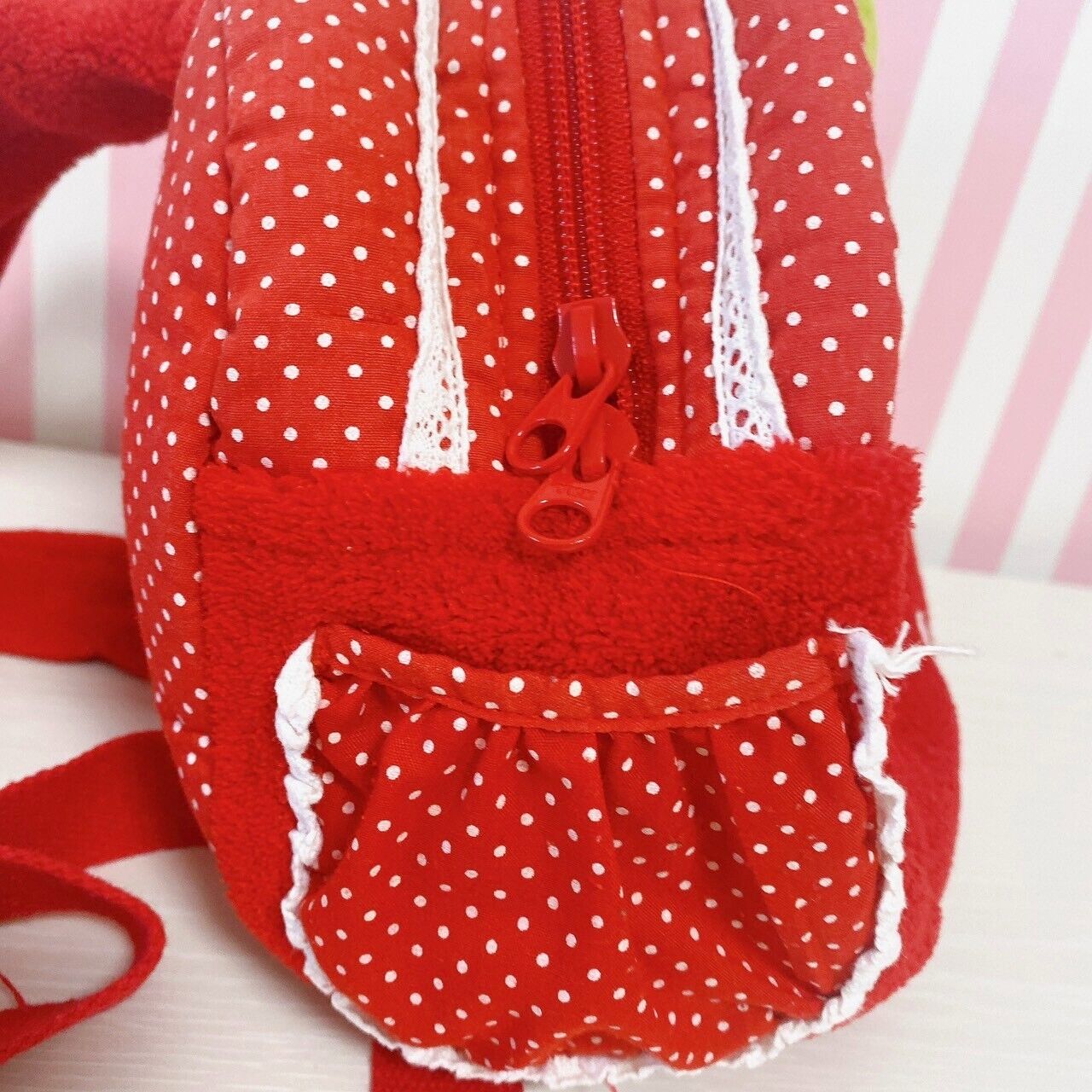 Mother Garden Play House Set Red Strawberry Rucksack Water bottle Lunch box Rare