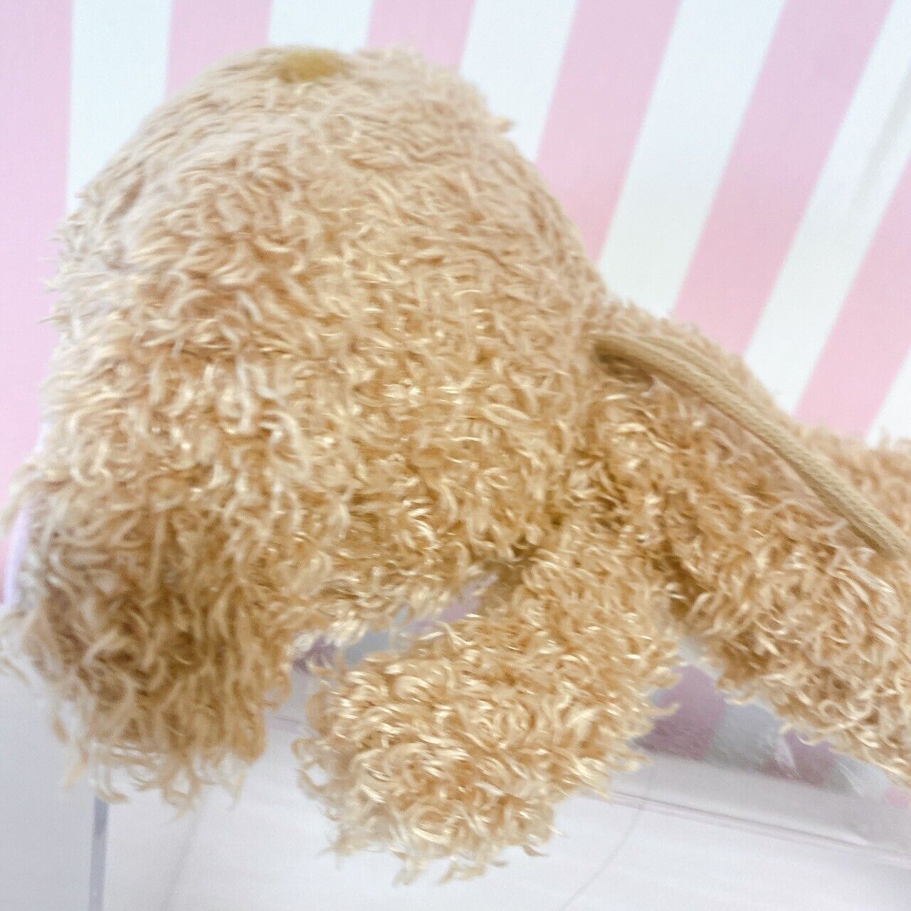 Sanrio Sugar Bunnies Kurousa Pouch Plush Soft Stuffed Toy Fluffy Brown Kawaii