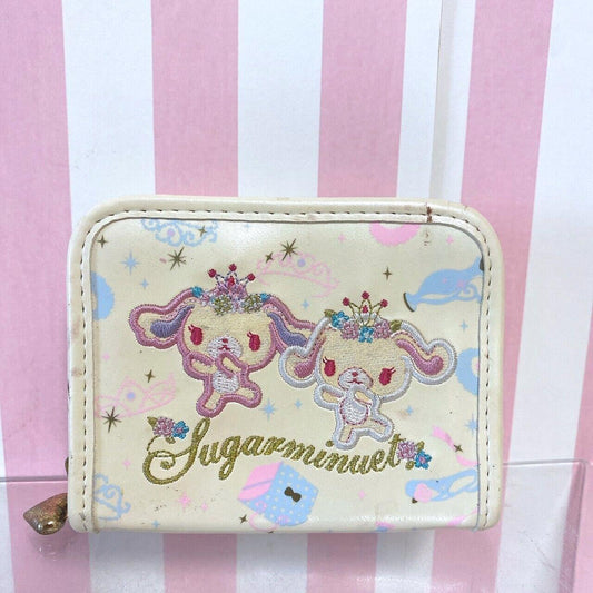 Sanrio Sugar Minuet Bunnies Wallet Coin Case Purse Pouch Primausa Balletusa Rare