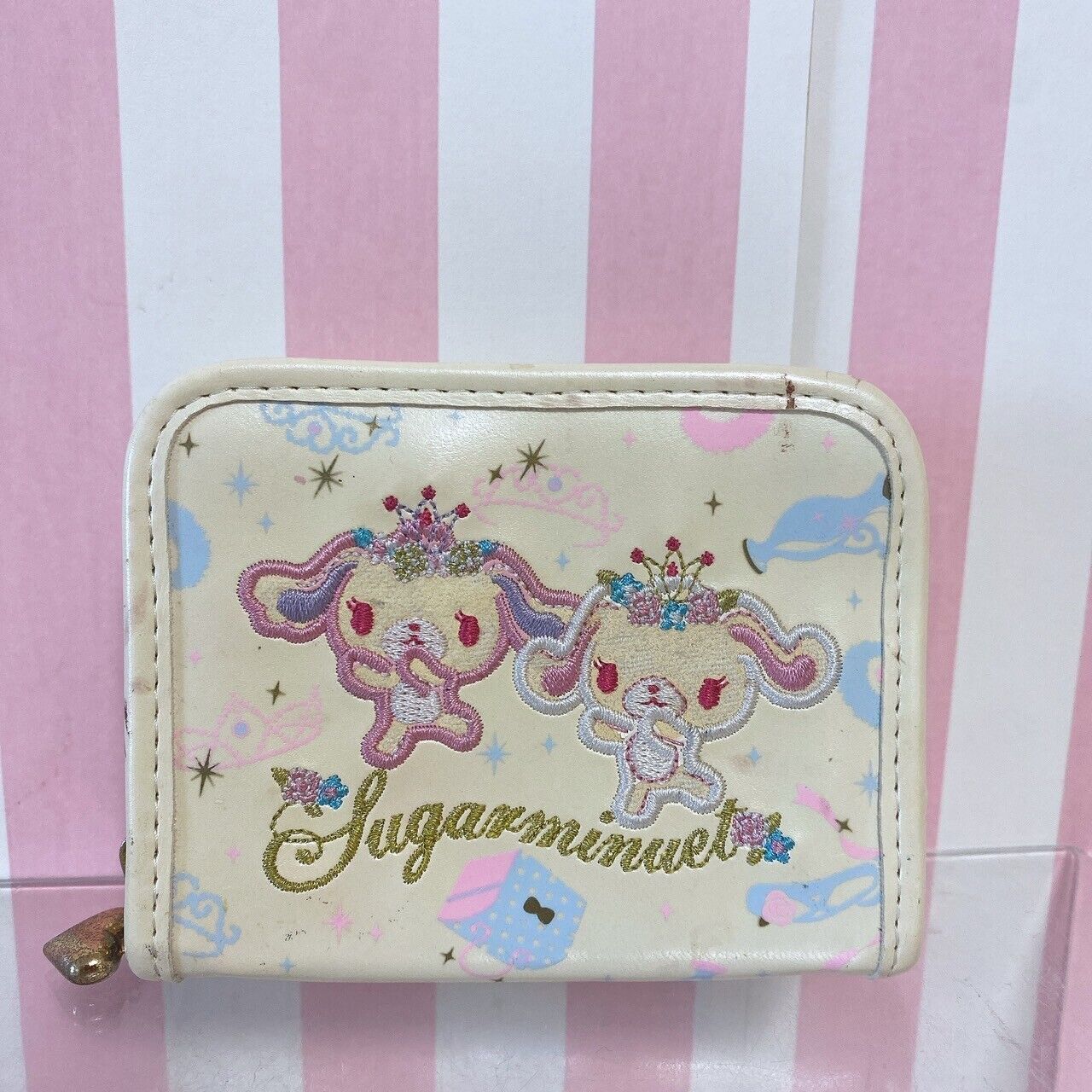 Sanrio Sugar Minuet Bunnies Wallet Coin Case Purse Pouch Primausa Balletusa Rare