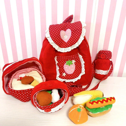 Mother Garden Strawberry Picnic Small Items Outing Set Rucksack Discontinued