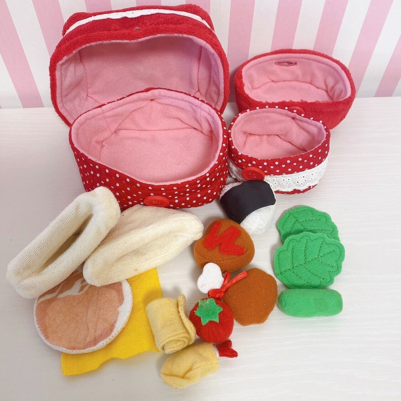 Mother Garden Strawberry Picnic Small Items Outing Set Rucksack Discontinued