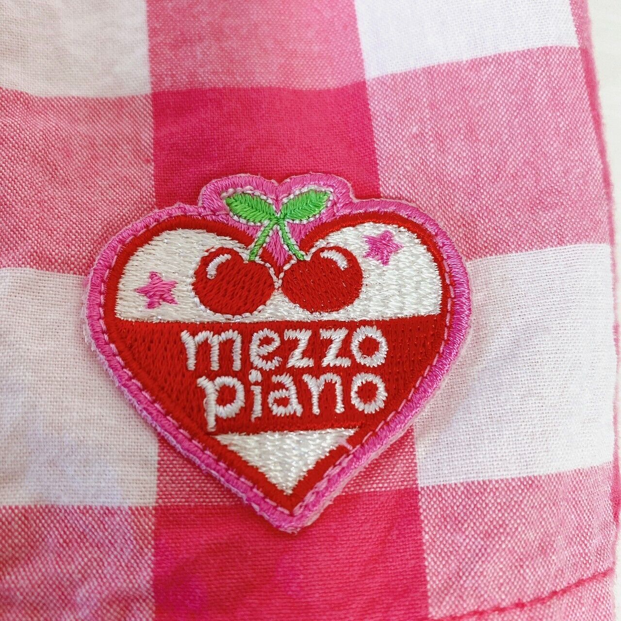 Mezzo Piano Skirt 160cm Red Plaid Pleats Lemon Denim Strawberry Clothing Kawaii