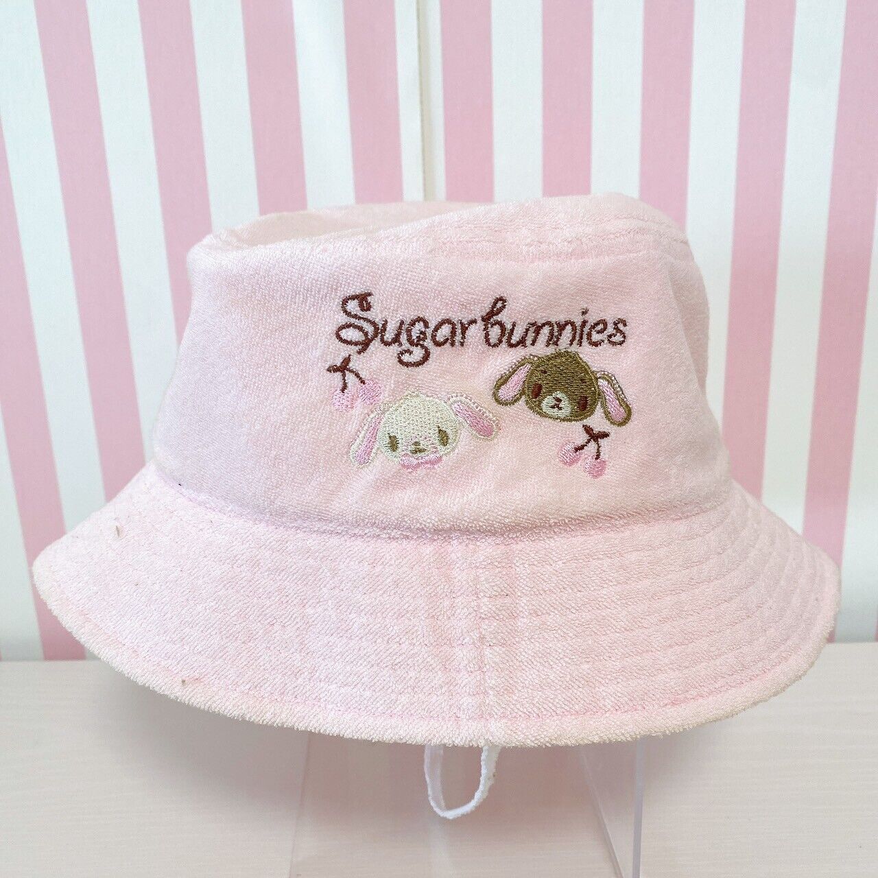 Sanrio Sugar Bunnies Hat Clothing Accessory Pile Pink Shirousa Kurousa Cherry